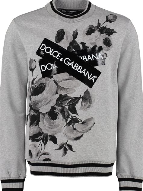 dolce gabbana mens sweatshirt|dolce gabbana sweatshirts men's.